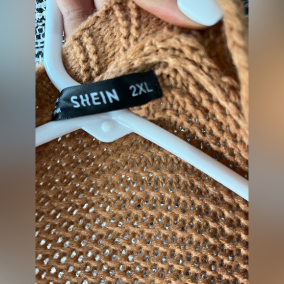 SHEIN salmon color cardigan size 2x - Picture 4 of 4